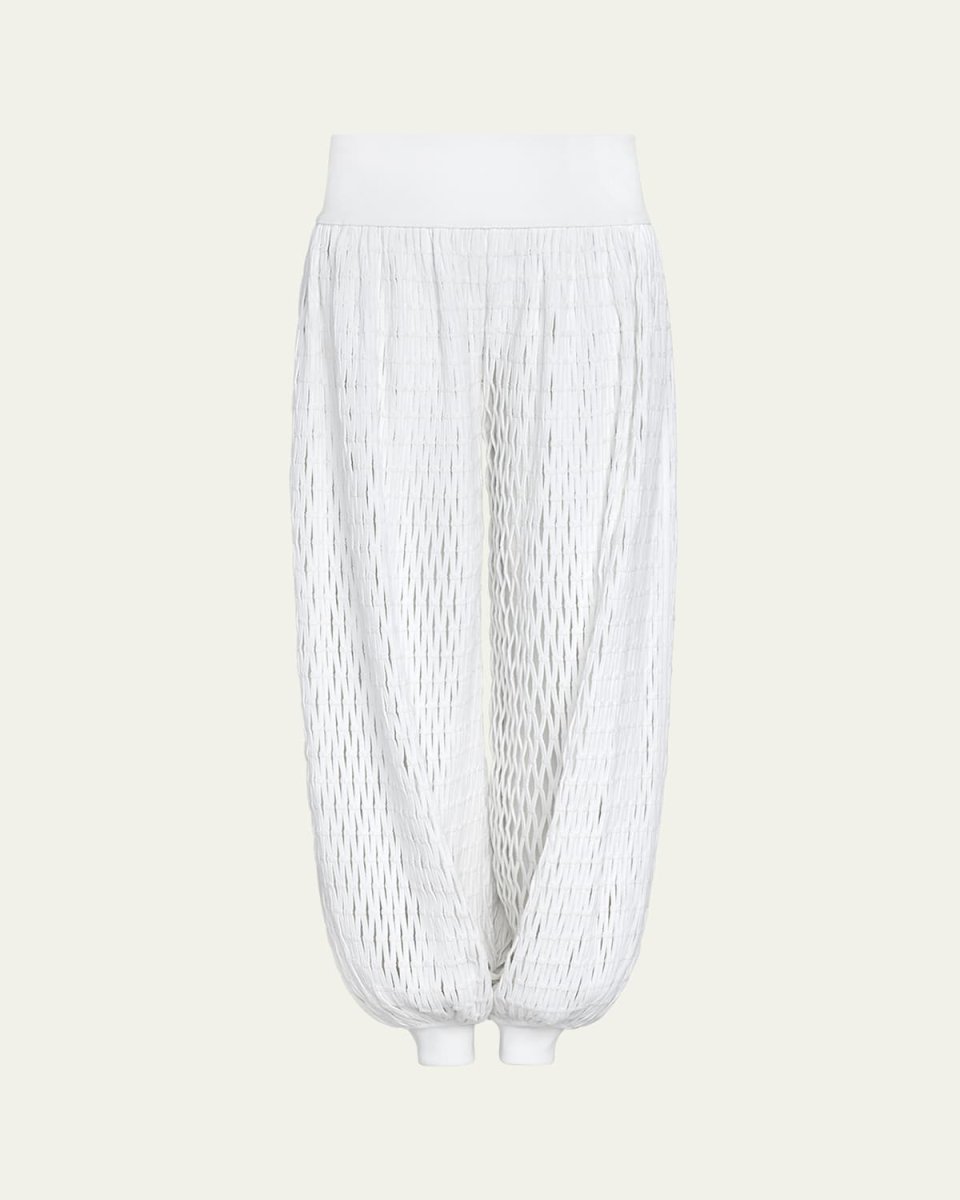 Macrame Knit Balloon Pants
